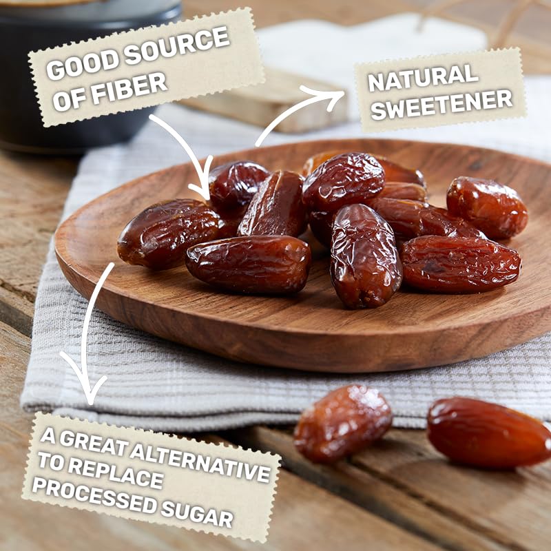 Happy Village Organic Soft Dried Pitted Dates On the Go  3 Bags