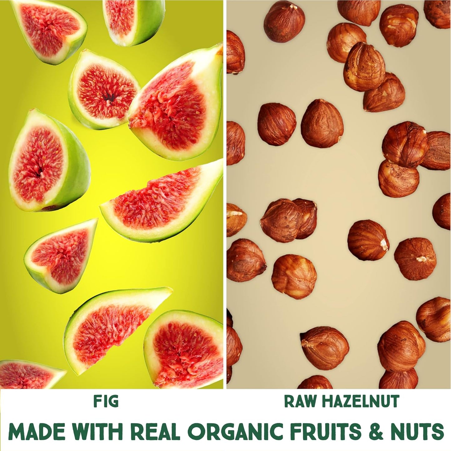 Happy Village Organic Fig & Nut Bar, ORIGINAL FIG  (16 bars, 1.4 OZ each)