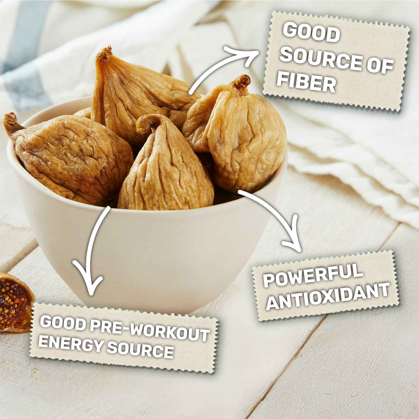 Happy Village Organic Turkish Dried Figs 40 OZ