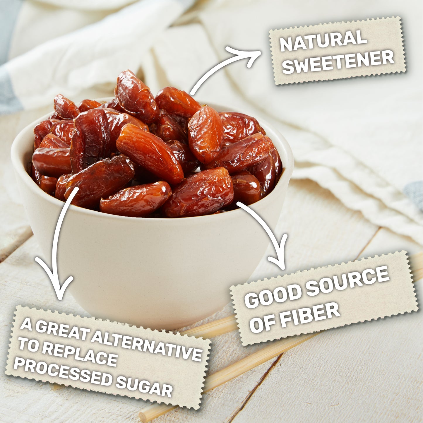 Happy Village Organic Dates Pitted 40 OZ