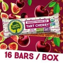 Happy Village Organic Fruit & Nut Bar, TART CHERRY Bar  (16 bars, 1.4 OZ each)