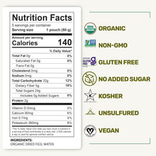Happy Village Organic Soft Dried Figs On the Go  3 Bags