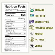 Happy Village Organic Soft Dried Pitted Dates On the Go  3 Bags