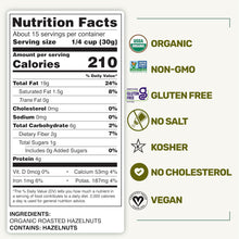 Happy Village Organic Roasted Hazelnuts 16 OZ
