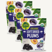 Enjoy the pure, naturally sweet taste of Happy Village Organic Soft Dried Plums. Made from premium organic pitted prunes, these soft, juicy treats are rehydrated to achieve a distinctive chewy texture and are free from refined sugar and preservatives.
Packed with fiber and antioxidants, they help support digestion and protect against oxidative stress—making them a deliciously smart choice for everyday snacking or cooking.