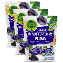 Our naturally sweet Happy Village organic prunes are infused with great amount of water to create a distinctive soft and chewy texture as enjoyed for centuries in the Mediterranean region. They are a healthy choice for snacking or a delicious addition to your favorite recipes.
USDA Organic & Naturally Sweet: Enjoy soft, juicy, and certified organic dried plums with no added sugar, no preservatives, and no artificial ingredients—just pure fruit goodness.