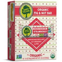 happy vilage bar, Organic Healthy Snack Bars, happy village organic bars, happy village fig and nut bars, fruit bars, happy village fruit barsGluten Free, No Refined Sugar, Kosher, Non-GMO, Vegan, Good Source of Fiber, Organic Healthy Snack Bars - 4 bars of Each Flavor